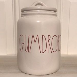 Rae Dunn gumdrops canister